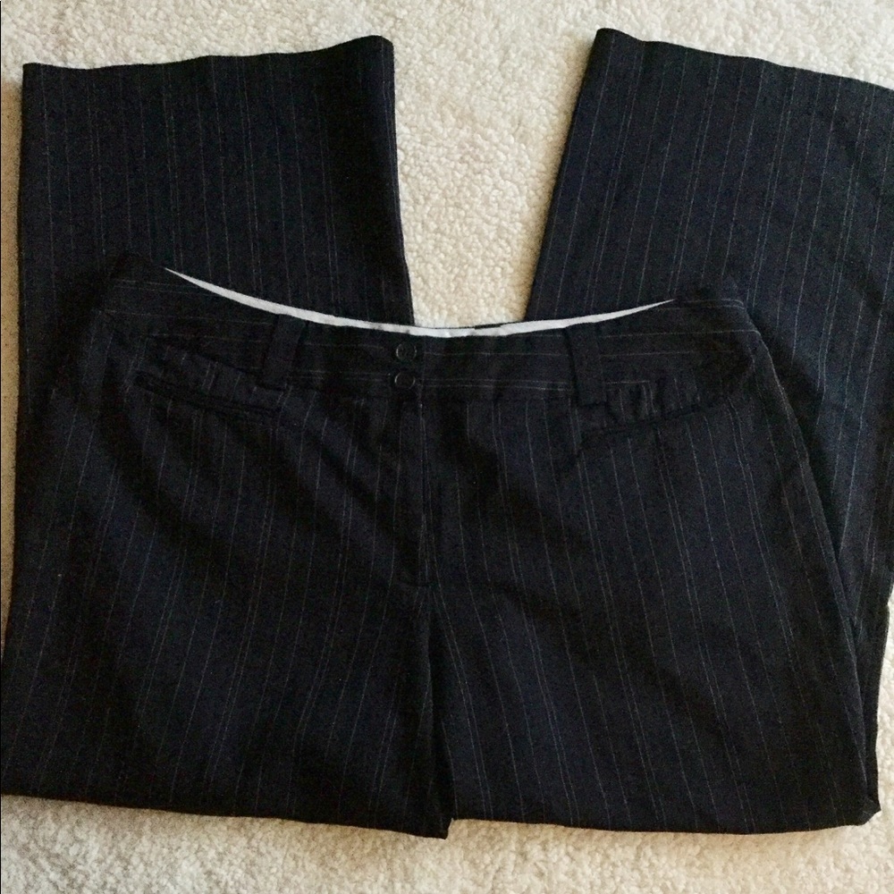 Multicolored Pinstripe Trousers